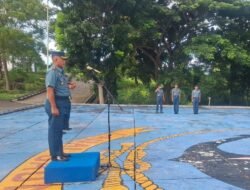 Pimpin Upacara Rutin, Danlanal Saumlaki Sampaikan Pesan Panglima TNI