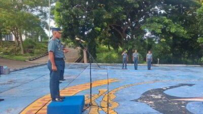 Pimpin Upacara Rutin, Danlanal Saumlaki Sampaikan Pesan Panglima TNI