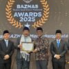 Bupati Malteng Dianugerahi Tiga Penghargaan Award Baznas 2025 