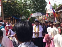 Kunker Perdana di Kataloka Pulau Gorom, Wakil Bupati Disambut Meriah 