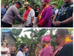 Uskup Amboina Tiba di Tanimbar Utara, Berikan Meterai Kekal Bagi Umat Katolik