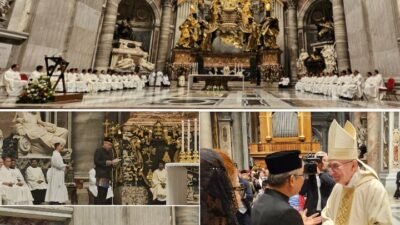 Sejarah Terukir; Misa Perdana di Basilika St. Petrus, Rayakan 75 Tahun RI–Vatikan