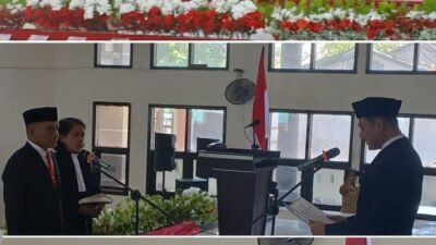 Brampi Moriolkosu Resmi Nahkodai Jabatan Sekda KKT, Masyarakat Sambut Harapan Baru