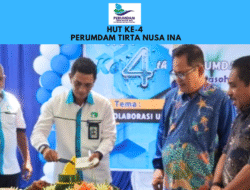 Kado WTP di HUT ke-4, Tahamata : Perumdam Tirta Nusa Ina Komitmen Tingkatkan Tata Kelola