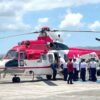 Helikopter Antar RI 2 dan Rombongan ke Bupolo