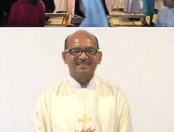 Umat Paroki Santa Maria Bintang Laut Ambon Penuh Sukacita Sambut Arca Kristus Raja