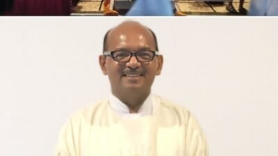 Umat Paroki Santa Maria Bintang Laut Ambon Penuh Sukacita Sambut Arca Kristus Raja