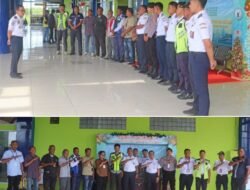 Bandara Mathilda Batlayeri Gelar Apel Kesiapan Posko Nataru 2025/2026