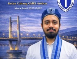 Dari Air Louw Sampe Batu Meja, Reno Patty Akhirnya Pimpin GMKI Cabang Ambon