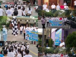 Dari Pelataran Maranatha Sampe Di Siwabessy 26, GMKI Fun Walk Toma Maju.
