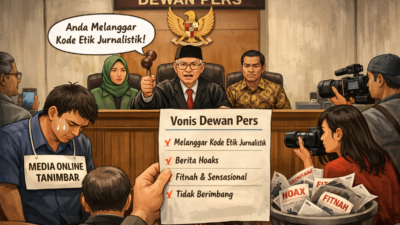 Dewan Pers “Tampar” Media Online di Tanimbar! Berita Perselingkuhan Tanpa Bukti Dinyatakan Langgar Etik Berat
