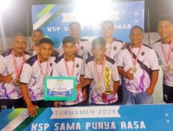 Jingga 02 Rajai Turnamen Gawang Mini KSP Sama Punya Rasa, Final Berlangsung Sengit