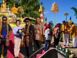 Bupati Resmikan Taman Budha, Bikkhu Minta Umat Terdata di Capil 