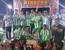Morsoma FC Juara SMAN’SIX CUP IV, Turnamen Sepak Bola Semi Futsal di Morotai Berakhir Sukses