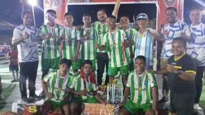 Morsoma FC Juara SMAN’SIX CUP IV, Turnamen Sepak Bola Semi Futsal di Morotai Berakhir Sukses