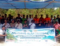Kalesang Alam Tanimbar Dimulai, 100 Pohon Ditanam di Bomaki untuk Masa Depan Sumber Air